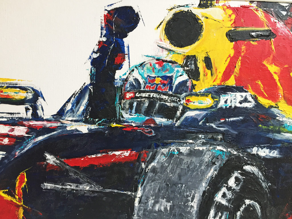 Max Verstappen Oil painting 