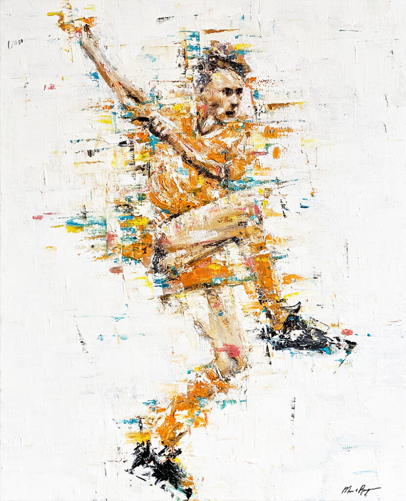 Marco van Basten painting