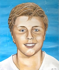 Portrait Painting Contemporary Art Marc van Rooijen