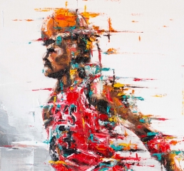 Michael Jorfan Contemporary Art Painting Marc van Rooijen Kunst Schilderij