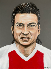Jari Litmanen Portrait Ajax
